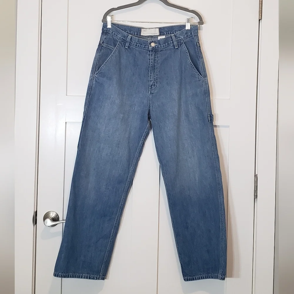 Levi's Vintage Carpenter Jeans Size 32X28.5 Utility Work Hi Rise 100% Cotton